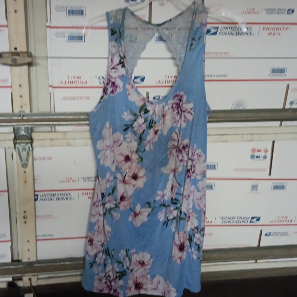 Apt. 9 Size XXL  Blue and Pink Patterned Dress (SKU 605)